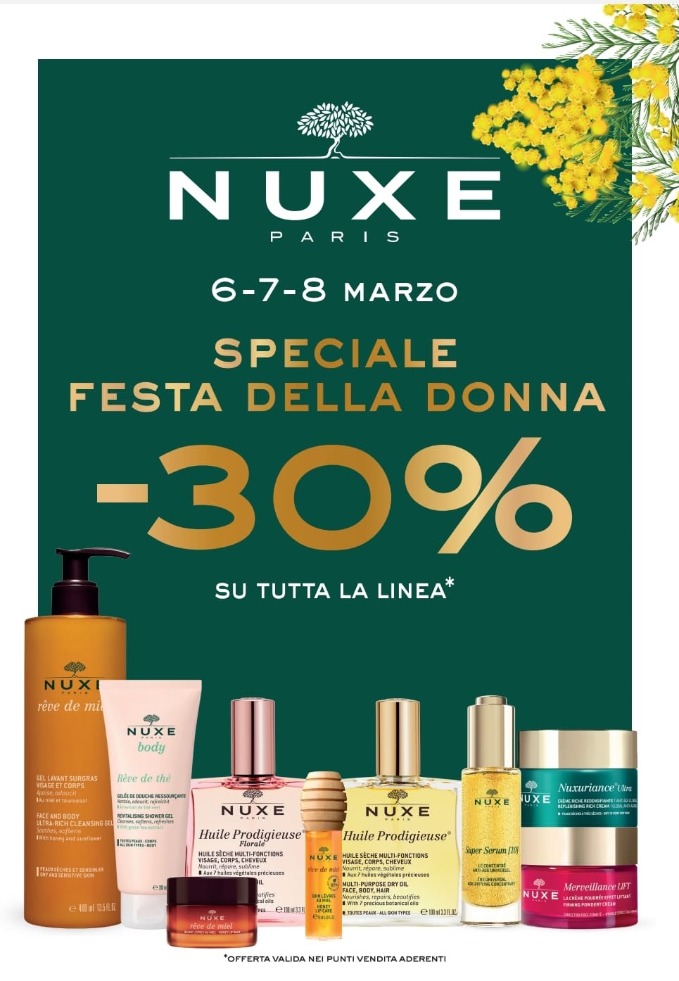 Al momento stai visualizzando Nuxe festeggia tutte le donne