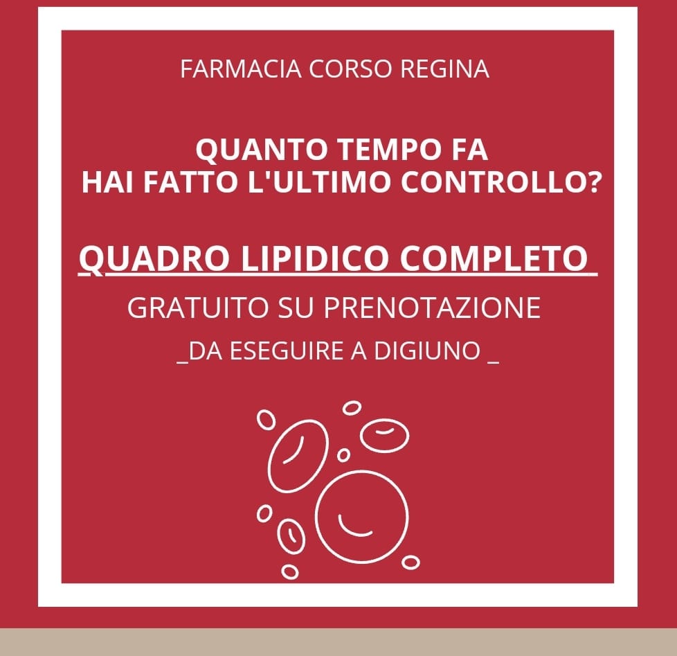 Scopri di più sull'articolo 09 novembre 2023, controllo del quadro lipidico completo