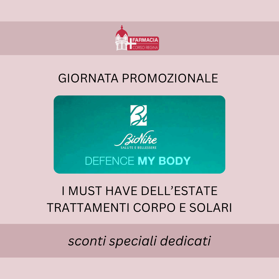 Scopri di più sull'articolo Giovedì 5 giugno 2025. Bionike Body Day.