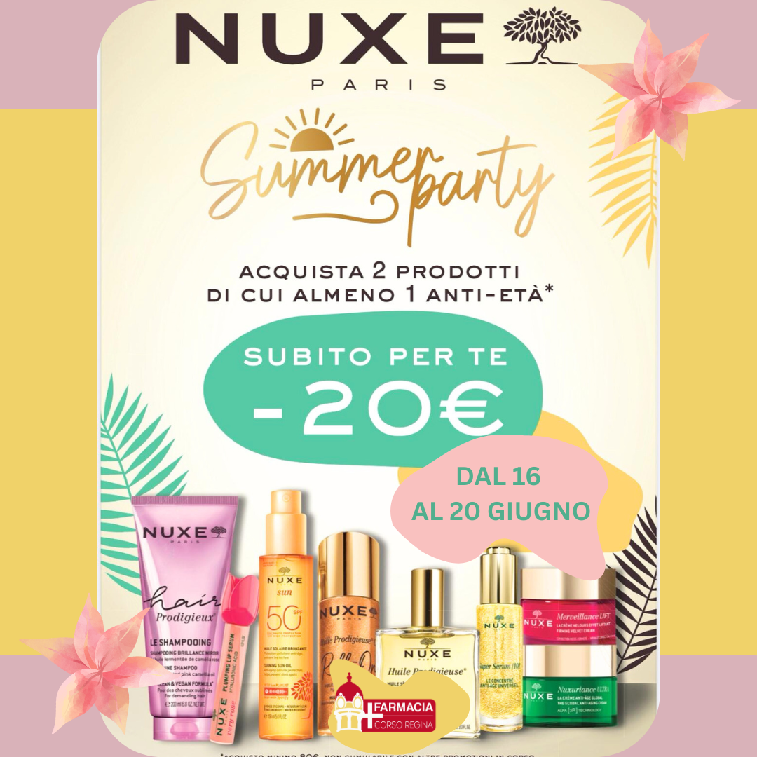 Scopri di più sull'articolo dal 16 al 20 giugno 2025 ritorna Nuxe Summer Party