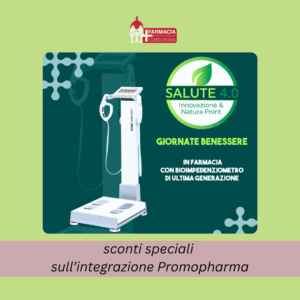 Scopri di più sull'articolo Lunedì 16 giugno 2025. Controllo del peso e consulenza nutrizionale Promopharma.