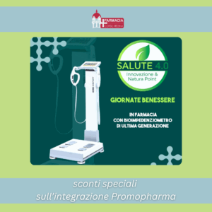 Scopri di più sull'articolo Misurazione del peso e Consulenza nutrizionale Promopharma. Giovedì 17 settembre 2026, tutto il giorno.